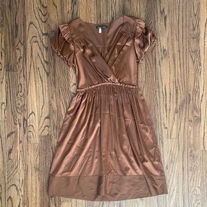 BCBG MAXAZRIA  Bronze dress